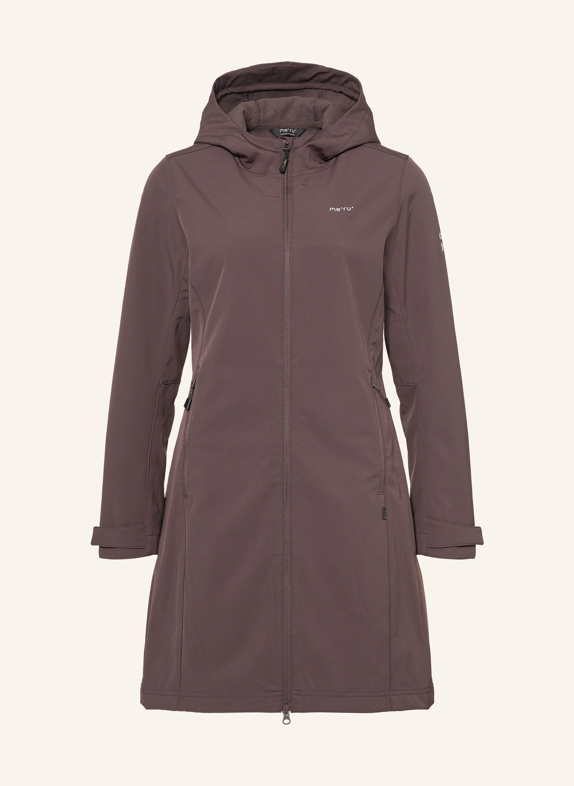 me°ru' Softshell-Mantel BORDEAUX