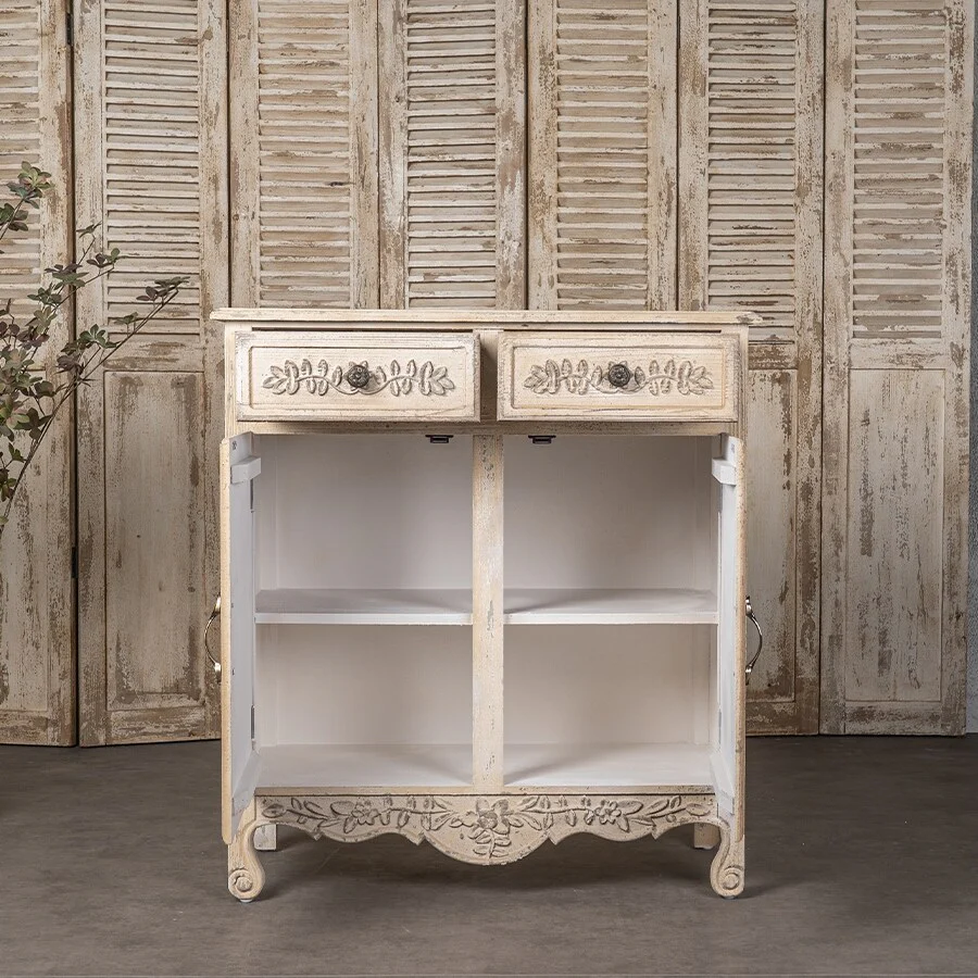 Vintage Carved Cabinets Wooden