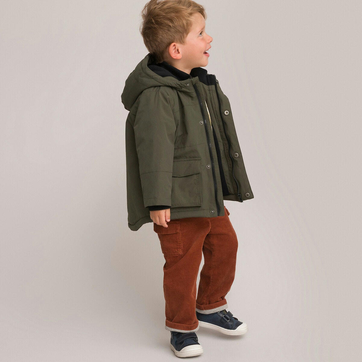 Parka chaude à capuche