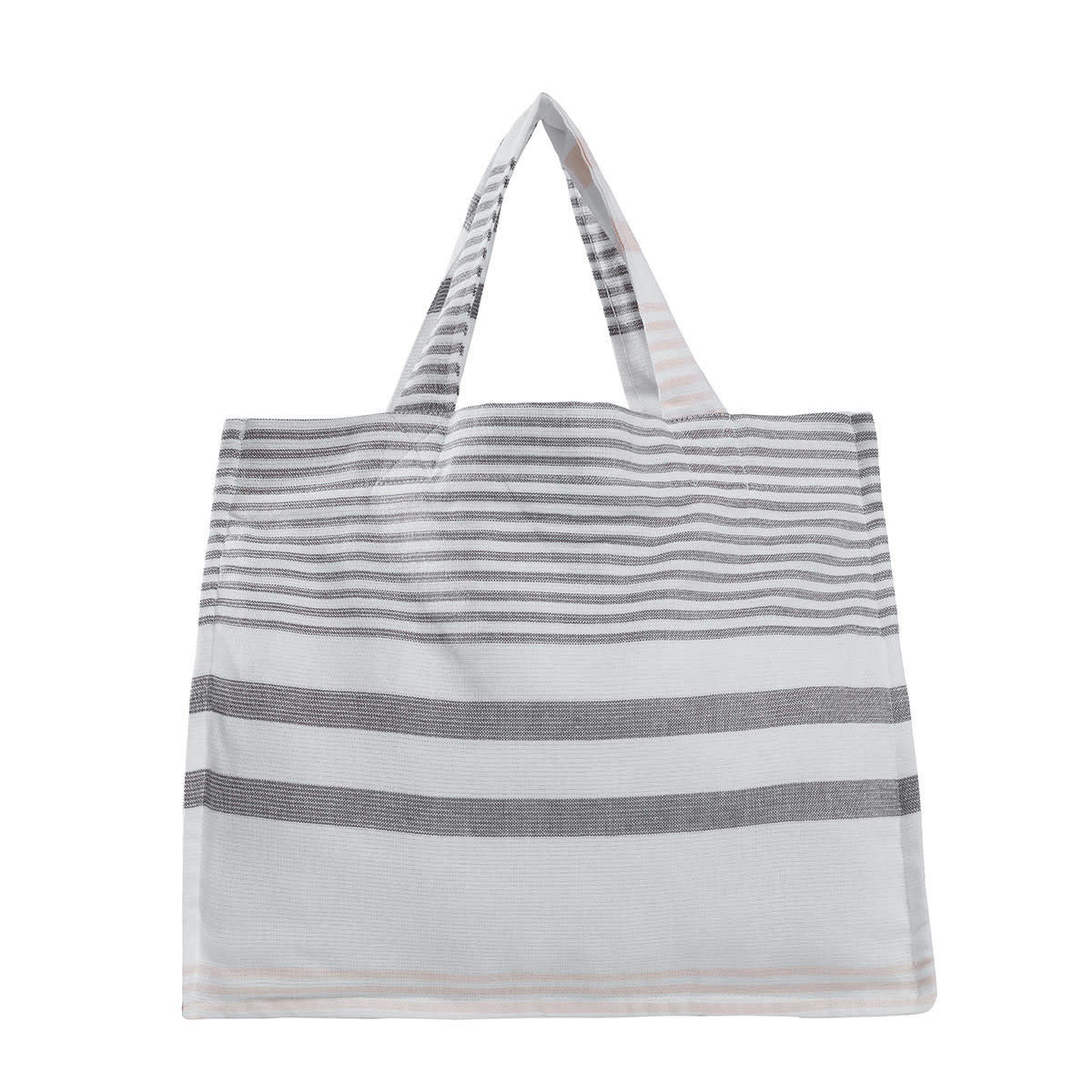 - Sac de plage cabas toile de coton Poudre 33x40 cm