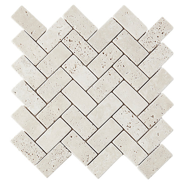 Mosaïque beige 28,5x31cm Travertino GoodHome