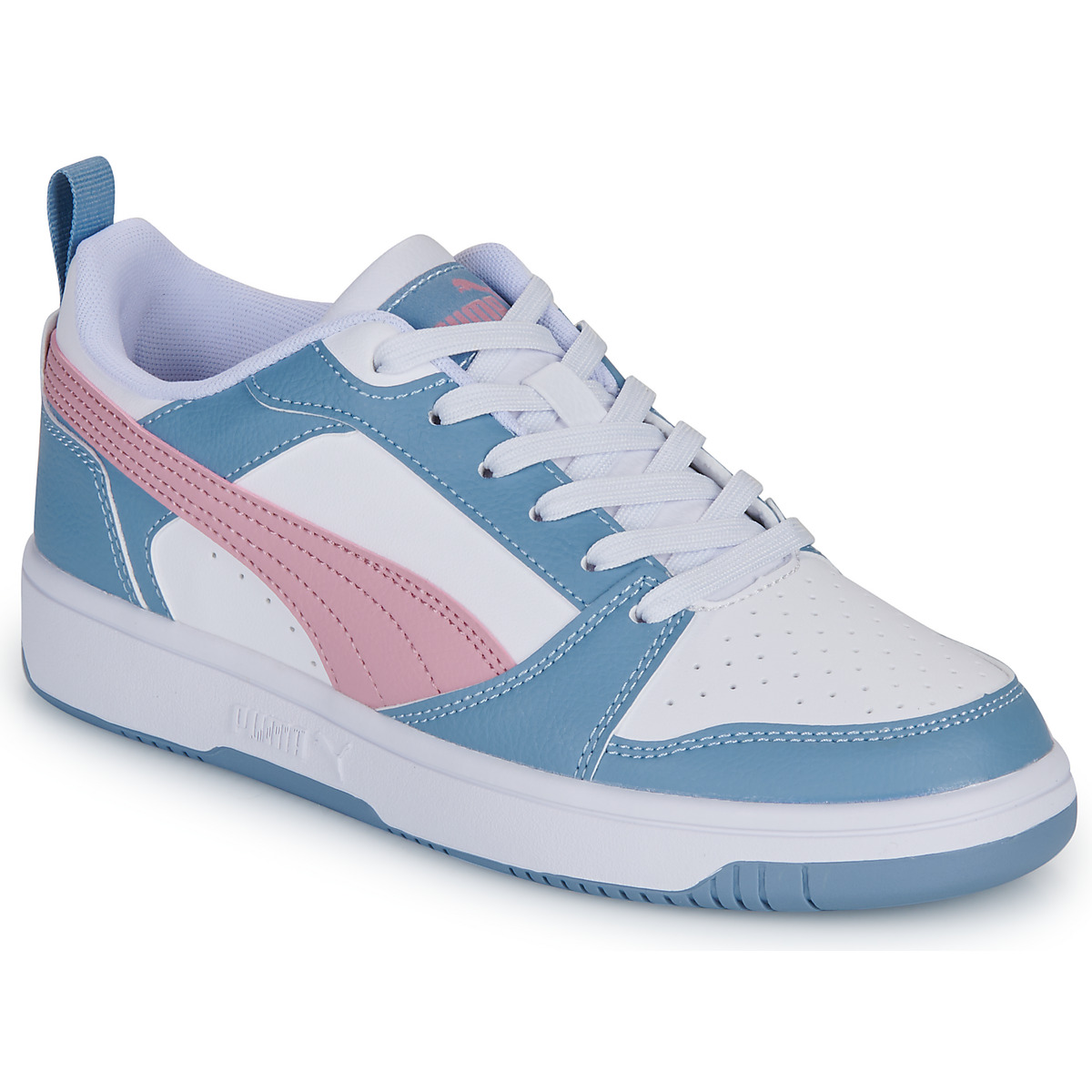 Puma - Puma Rebound V6 Lo Jr - Blue / white / pink