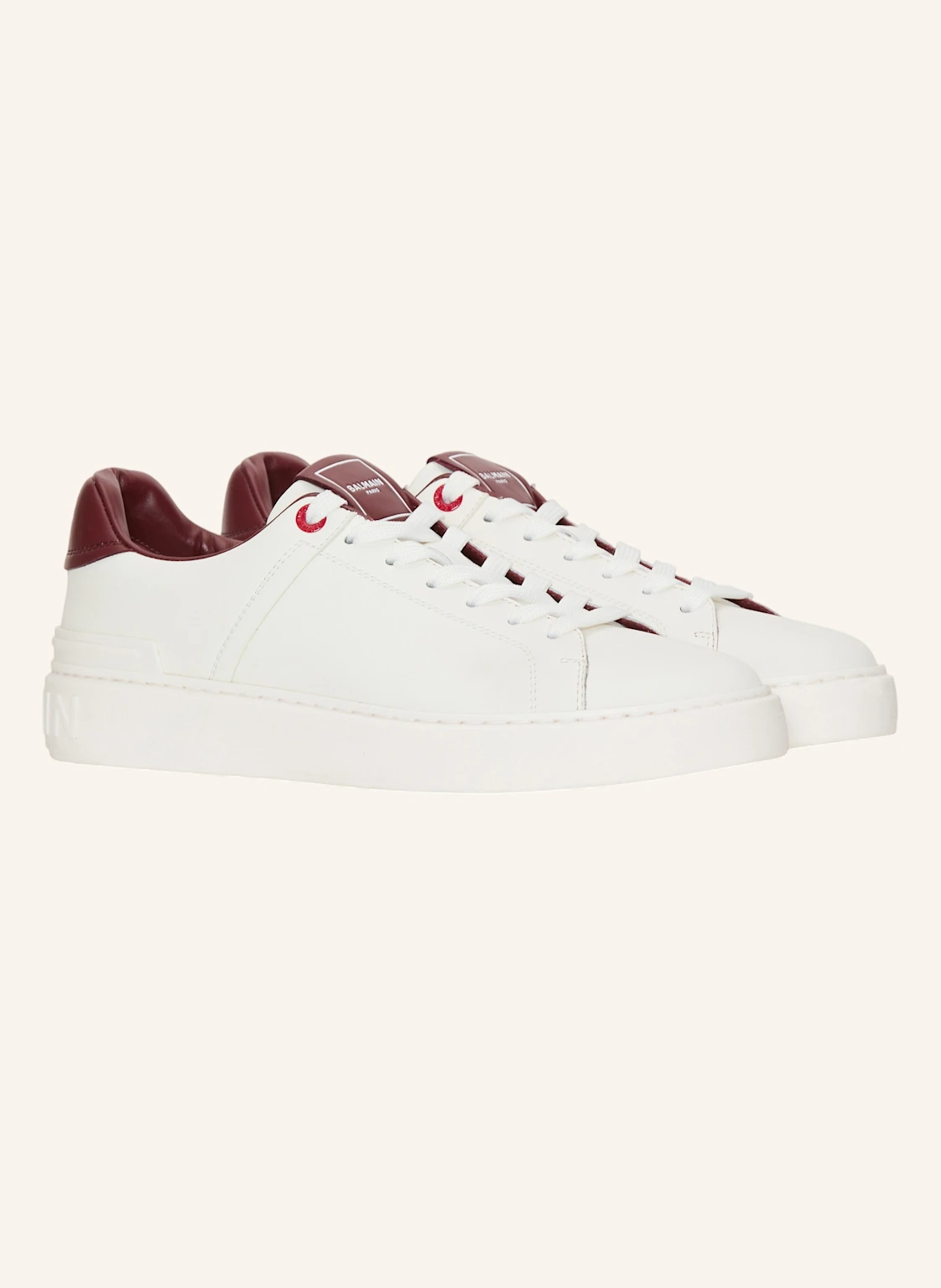 BALMAIN B-Court Sneakers aus Glattleder