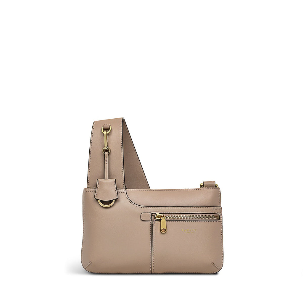Pockets Mini Ziptop Cross Body Bag - RHB18101