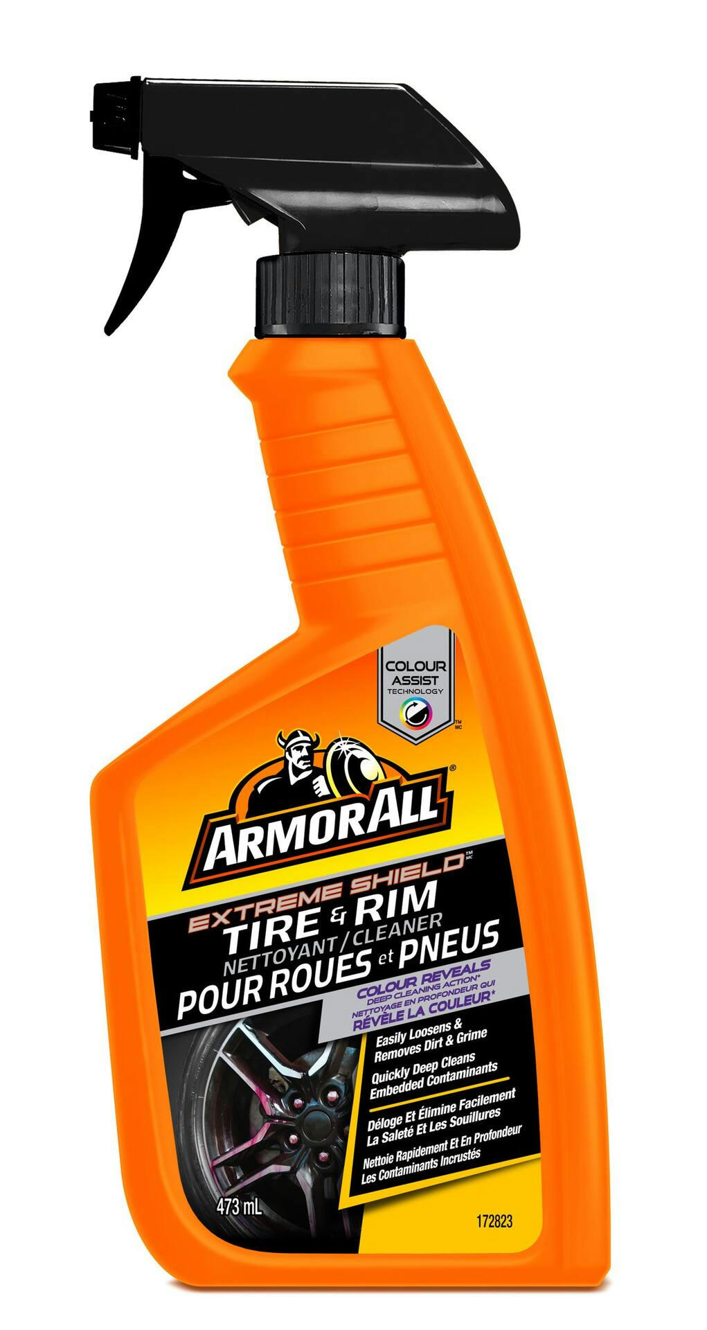 Armor All Extreme Shield Car Tire & Rim Cleaner Spray, 473-ml