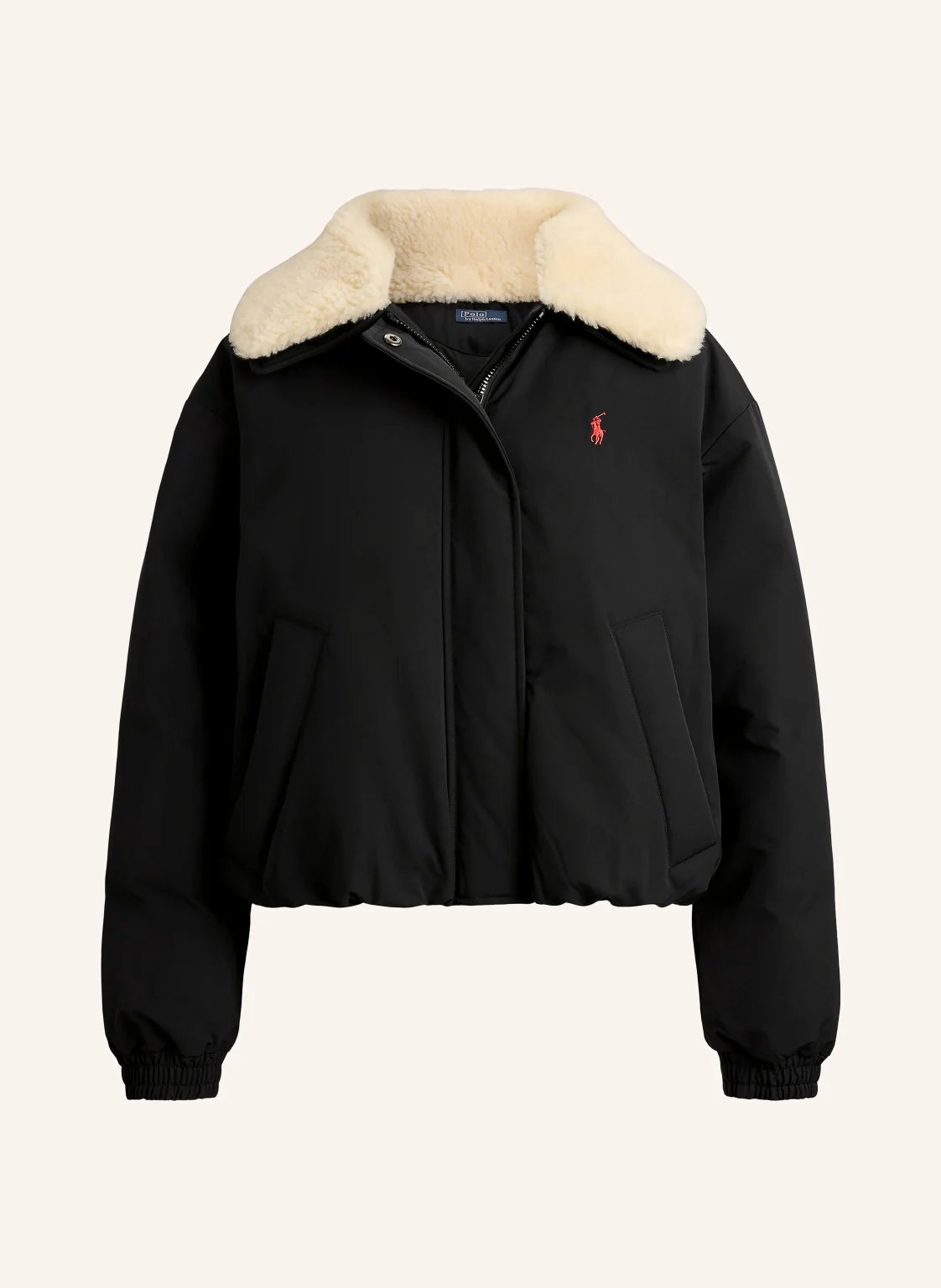 POLO RALPH LAUREN Daunenblouson mit abnehmbarem Kunstfell