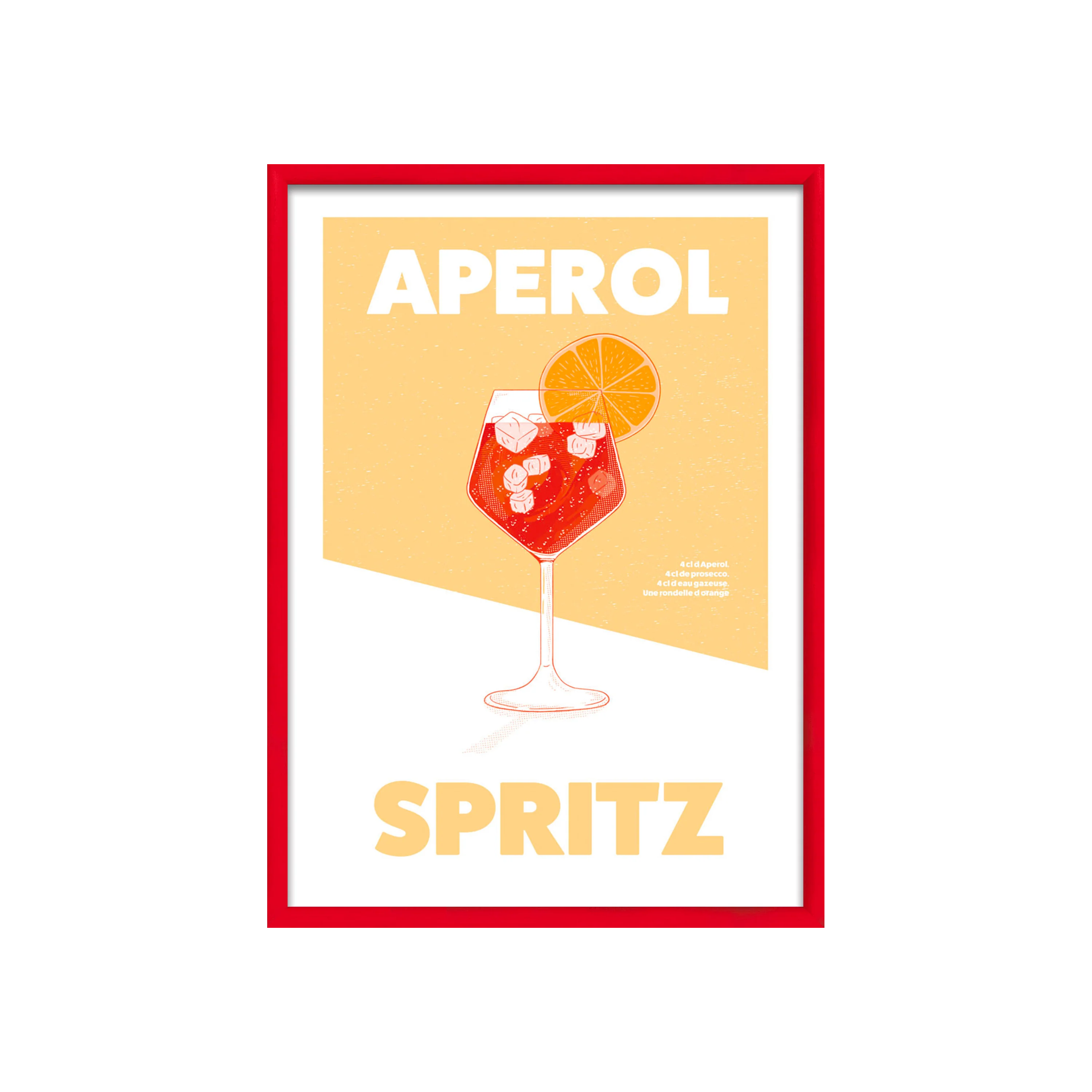 4MURS Image encadrée SPRITZ 30 x 45 cm
