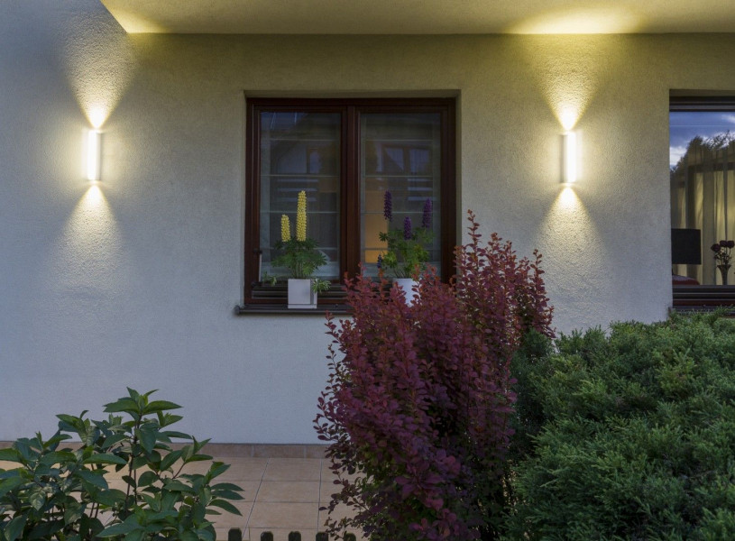 Kinkiet zewnętrzny Tin 4000K biały LED 2x10W 700lm IP54 SU-MA