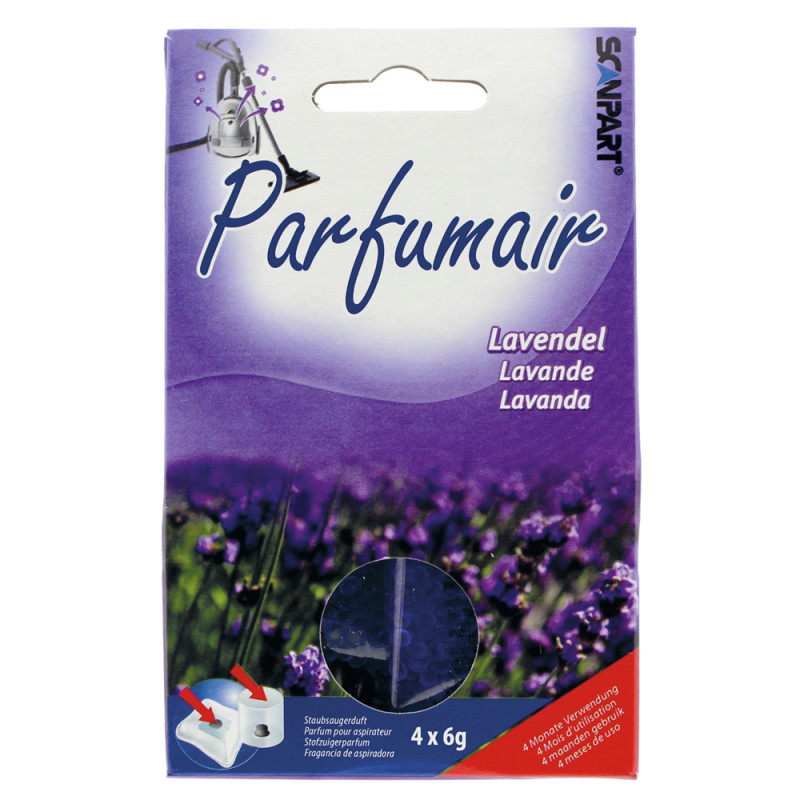 Perles parfumées pour sac d'aspirateur lavande d'été 4 x 6 g
