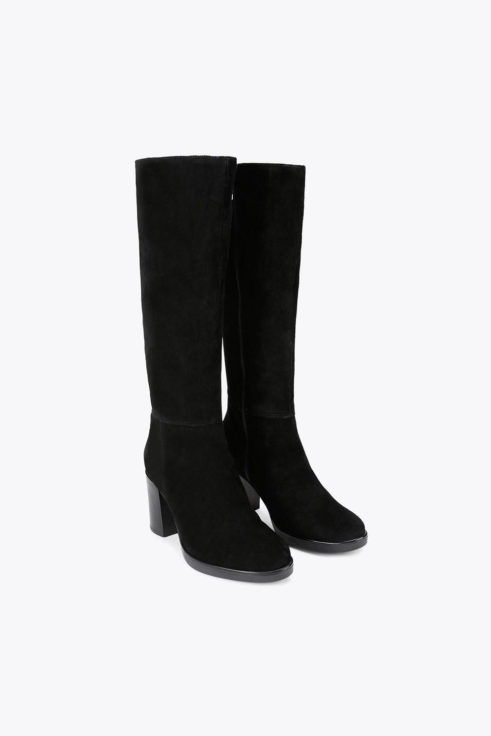 Carvela Silver Knee' Suede Boots