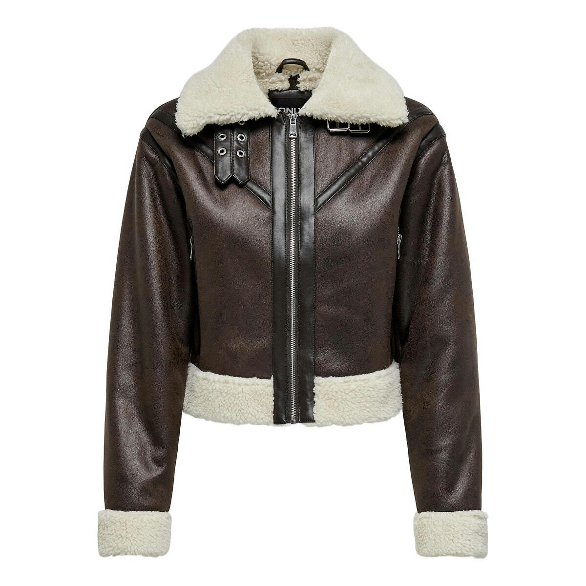 Blouse aviateur en simili