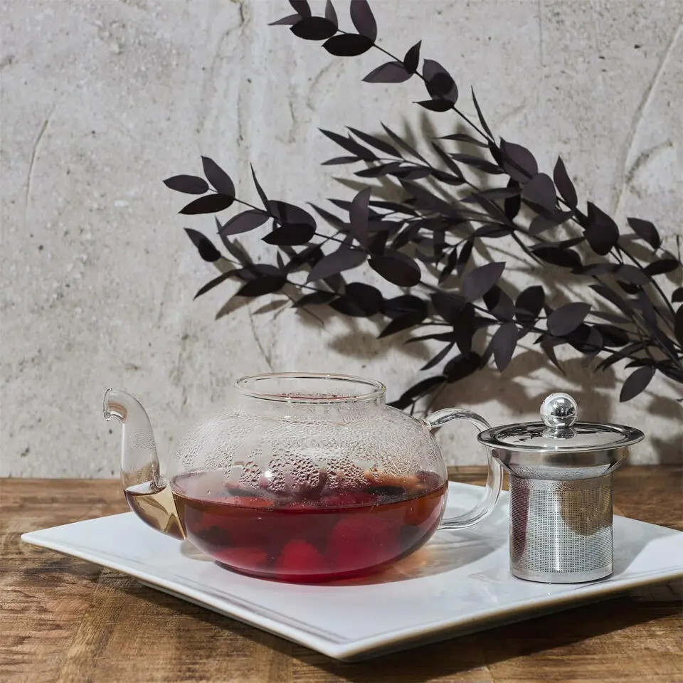 Home Deco Factory Theepot Kensington - transparant - 700 ml