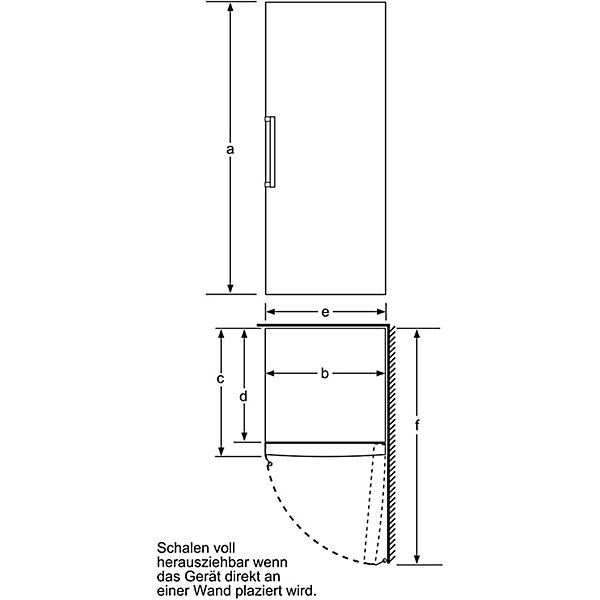 Congélateur armoire 70cm 289l no frost Bosch GSN51AWDV serie 6