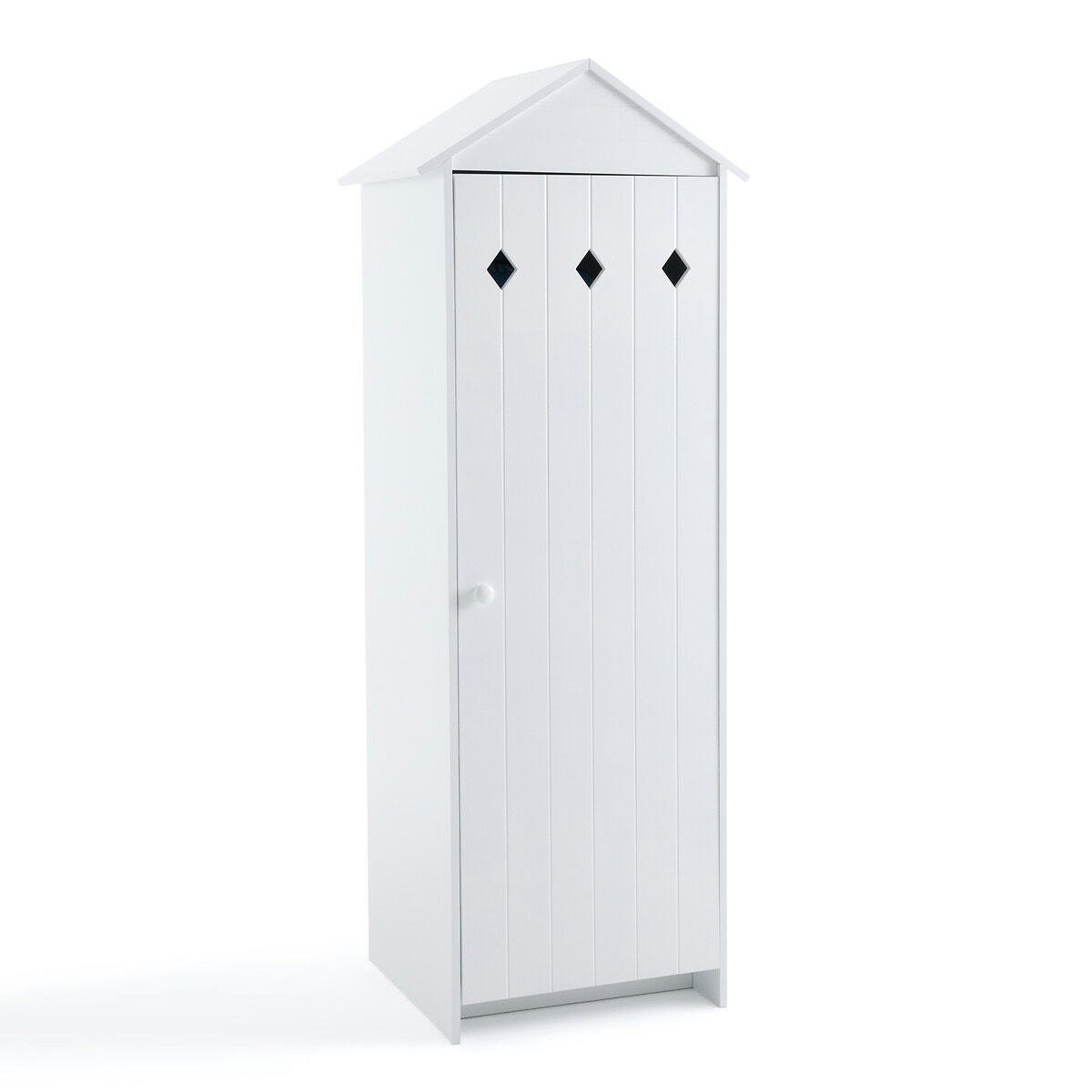 Armoire 1 porte en MDF laqué, Noa