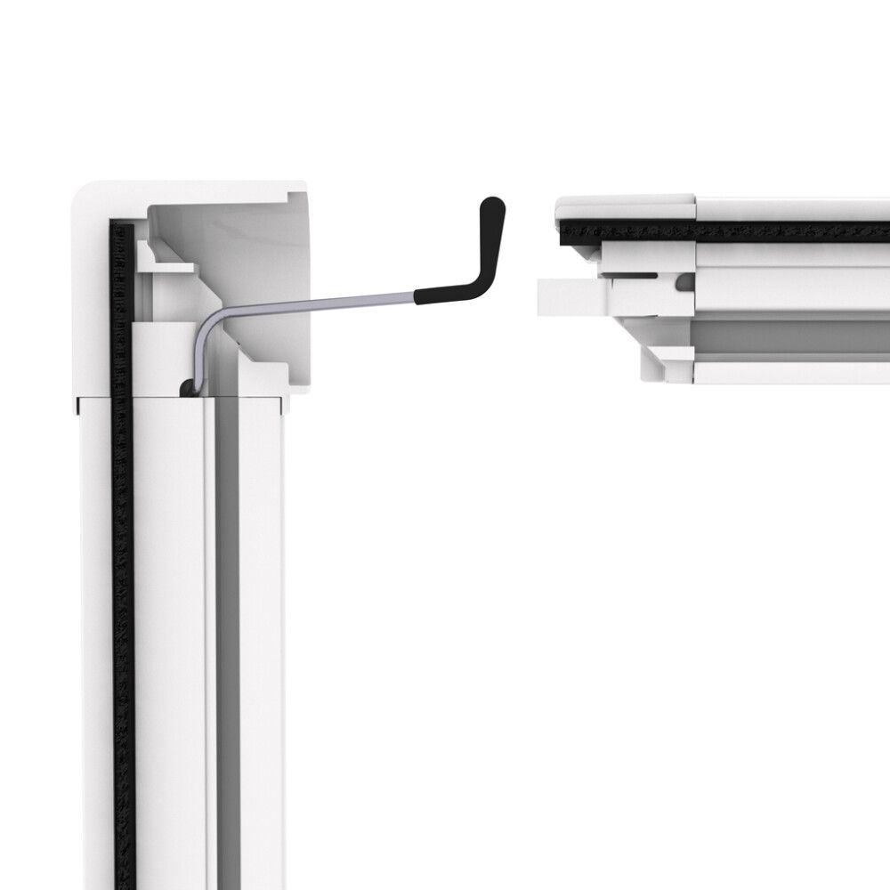 INSEKTSNETT EASY LIFE VINDU ALUMINUM 100X120CM ANTRASITT
