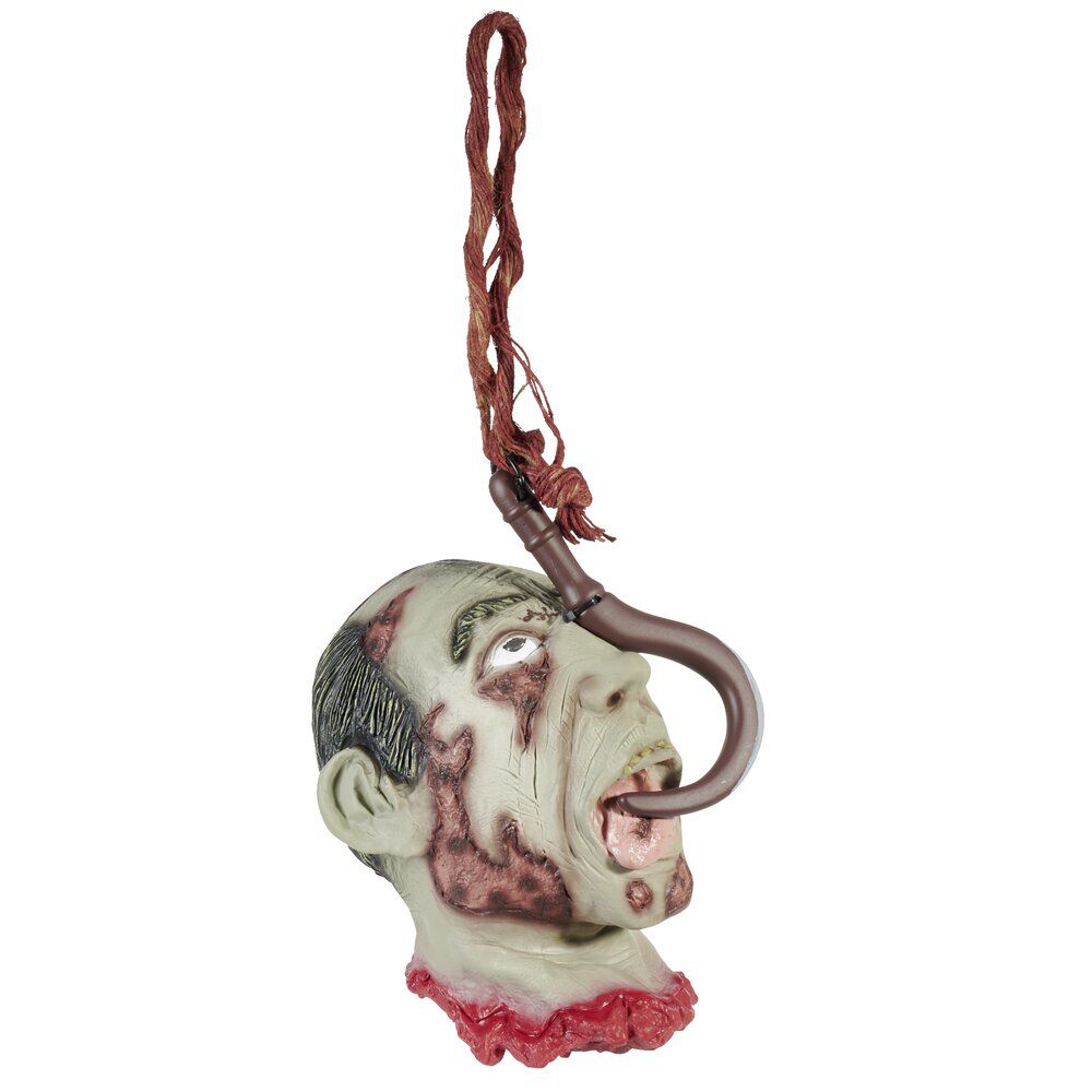 Tête coupée Halloween à suspendre
