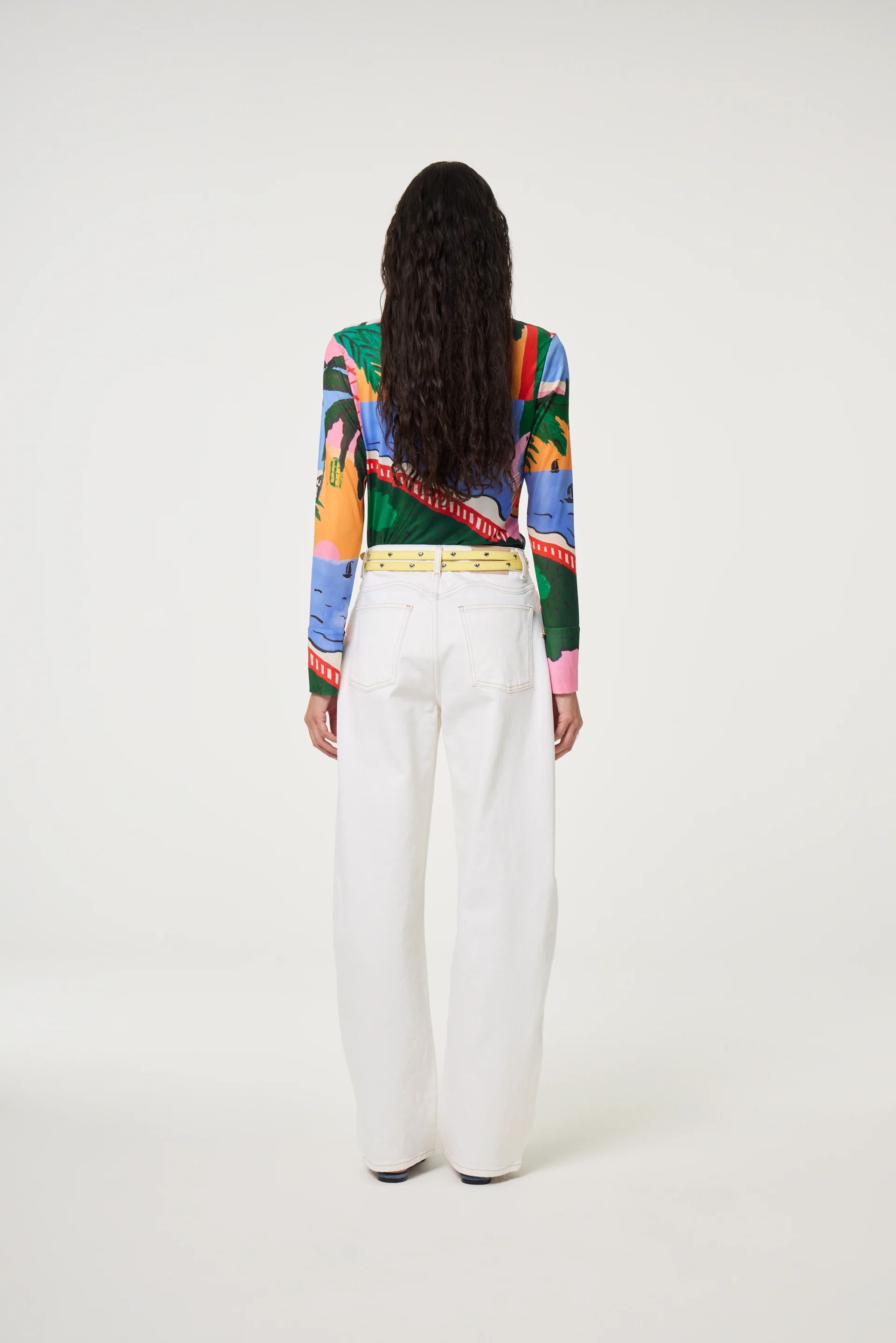 Kevis Blouse | Marina Blue/Evergreen