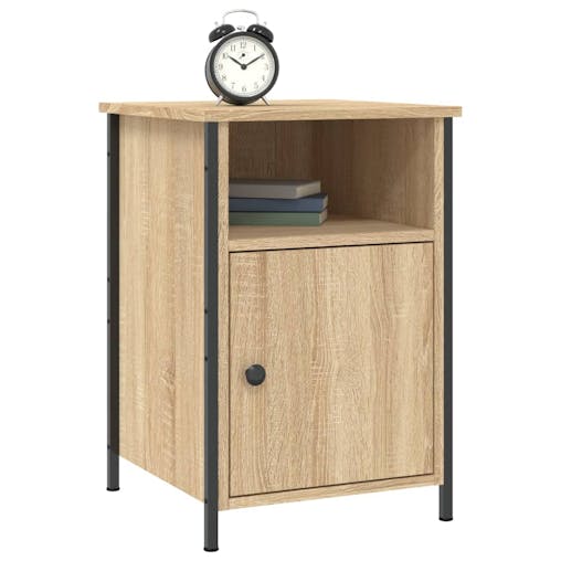 NNEVL Bedside Cabinets 2 pcs Sonoma Oak 40x42x60 cm Engineered Wood