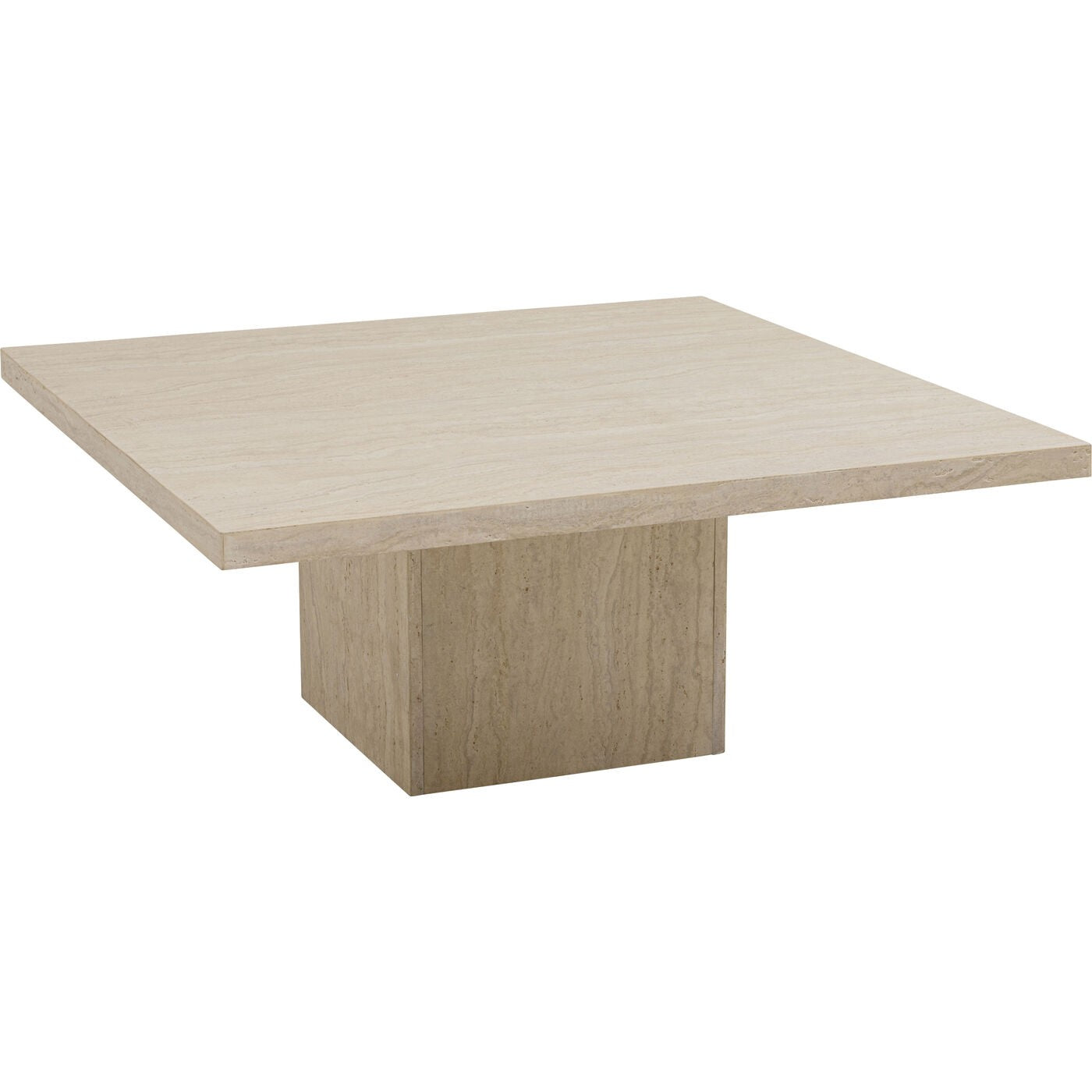 Kare Design Salontafel Travertino 100x100cm