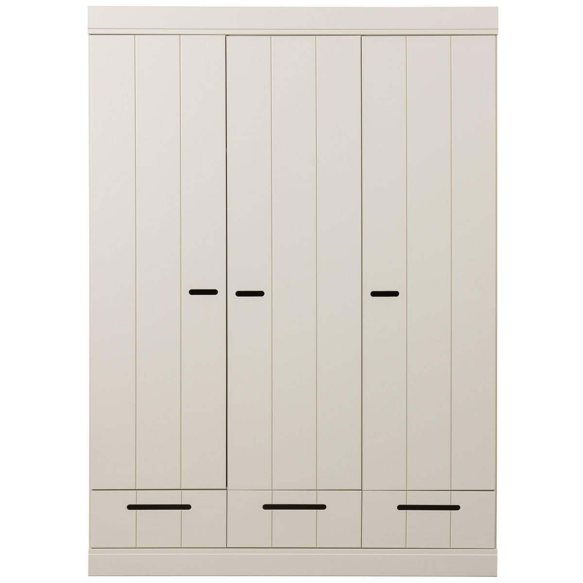 WOOOD kledingkast 3-deurs Connect - Grenen - Dust - 195x140x53
