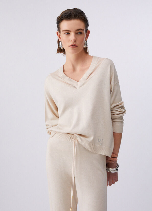 Maglia con scollo a V