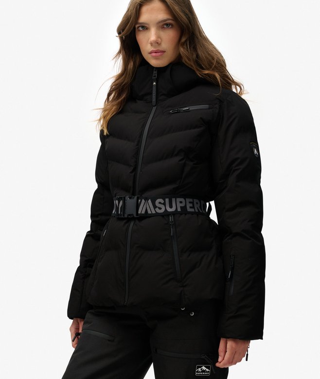 Luxe Belted Ski Padded Jacket