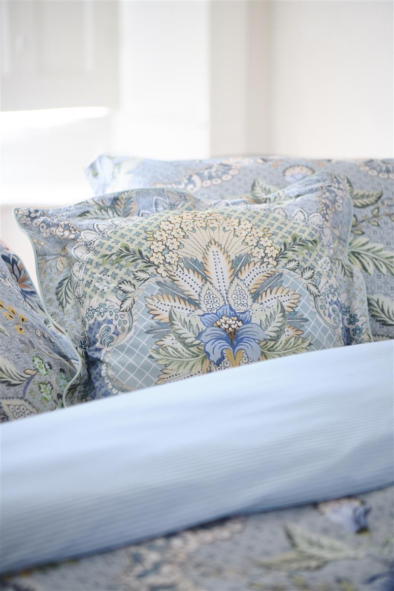 Pip Studio decoratiekussen Saluti Grandi Square - 45x45 cm - licht blauw