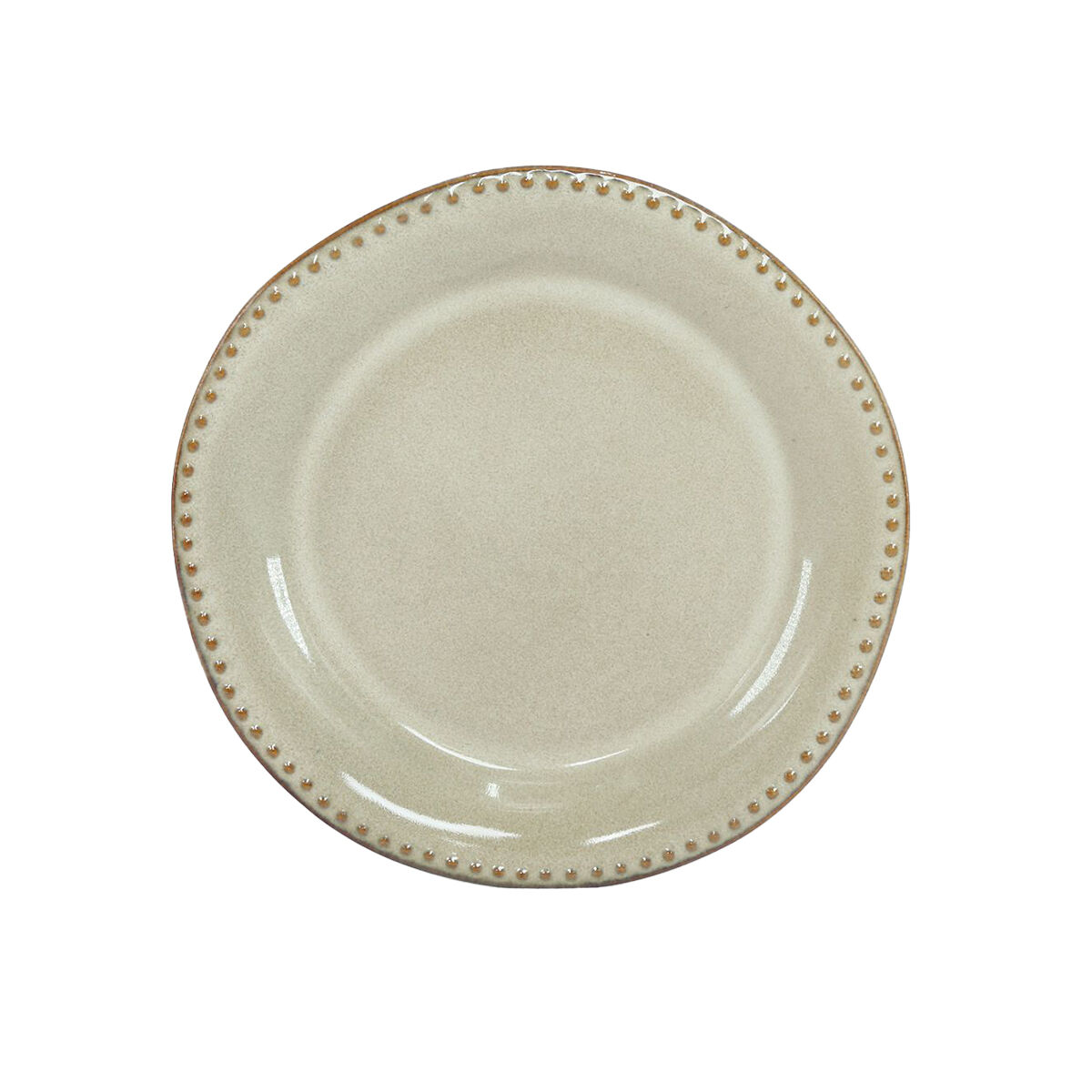 Prato raso CAPRI bege em cerâmica 27cm
