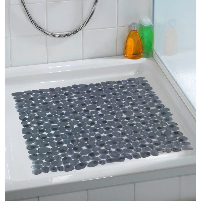 Tapis de douche Paradise anthracite 54 x 54 cm WENKO