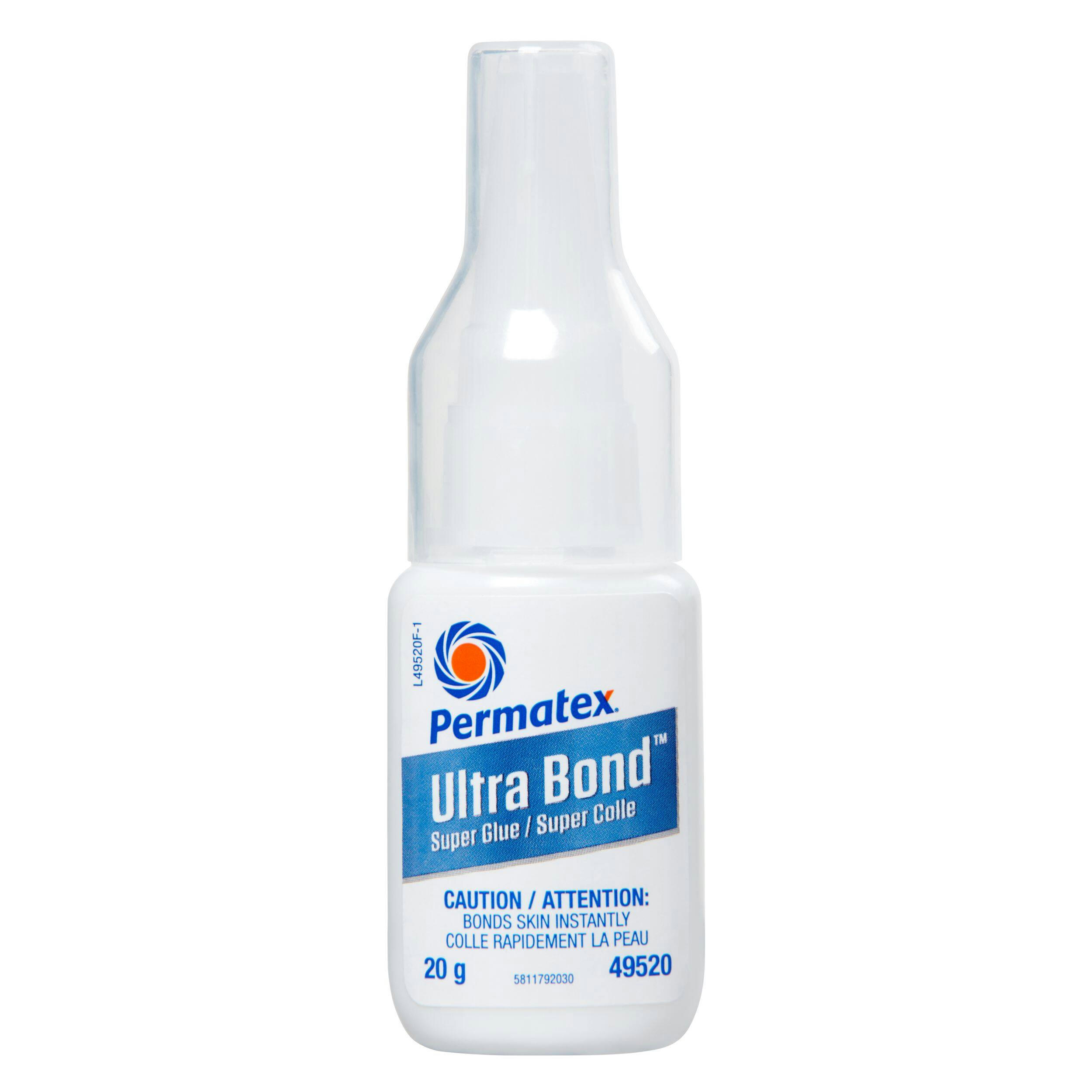 Permatex® 49250 Ultra Bond Fast Drying Super Glue Adhesive, 20-g