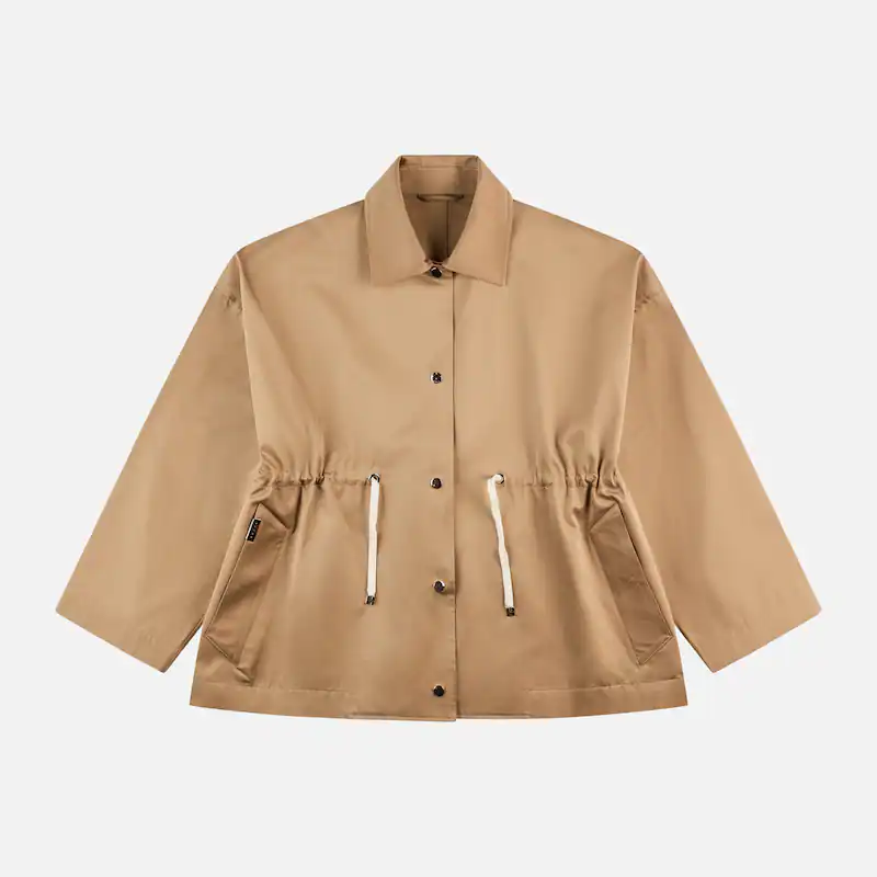Windbreaker in cotton gabardine