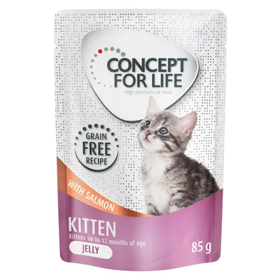 Concept for Life Kitten Salmon Grain-Free - in Jelly