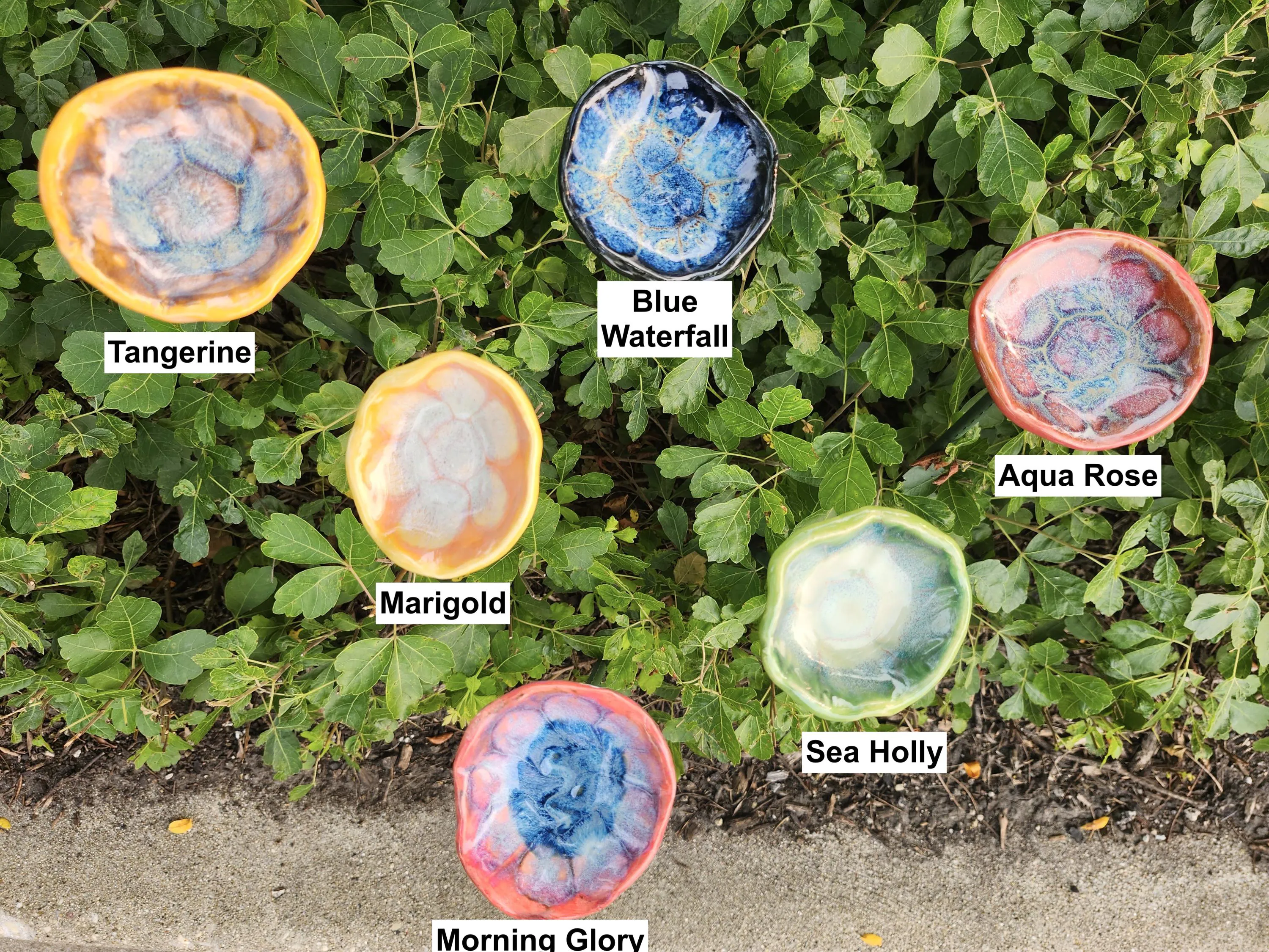 Handcrafted Ceramic Pollinator Watering Station: Bee & Butterfly Garden Art Puddler for Outdoor Hydration