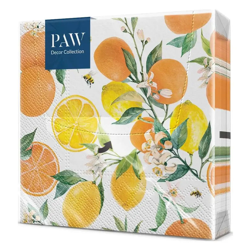 Serviette 20er-Set Citrus with bees