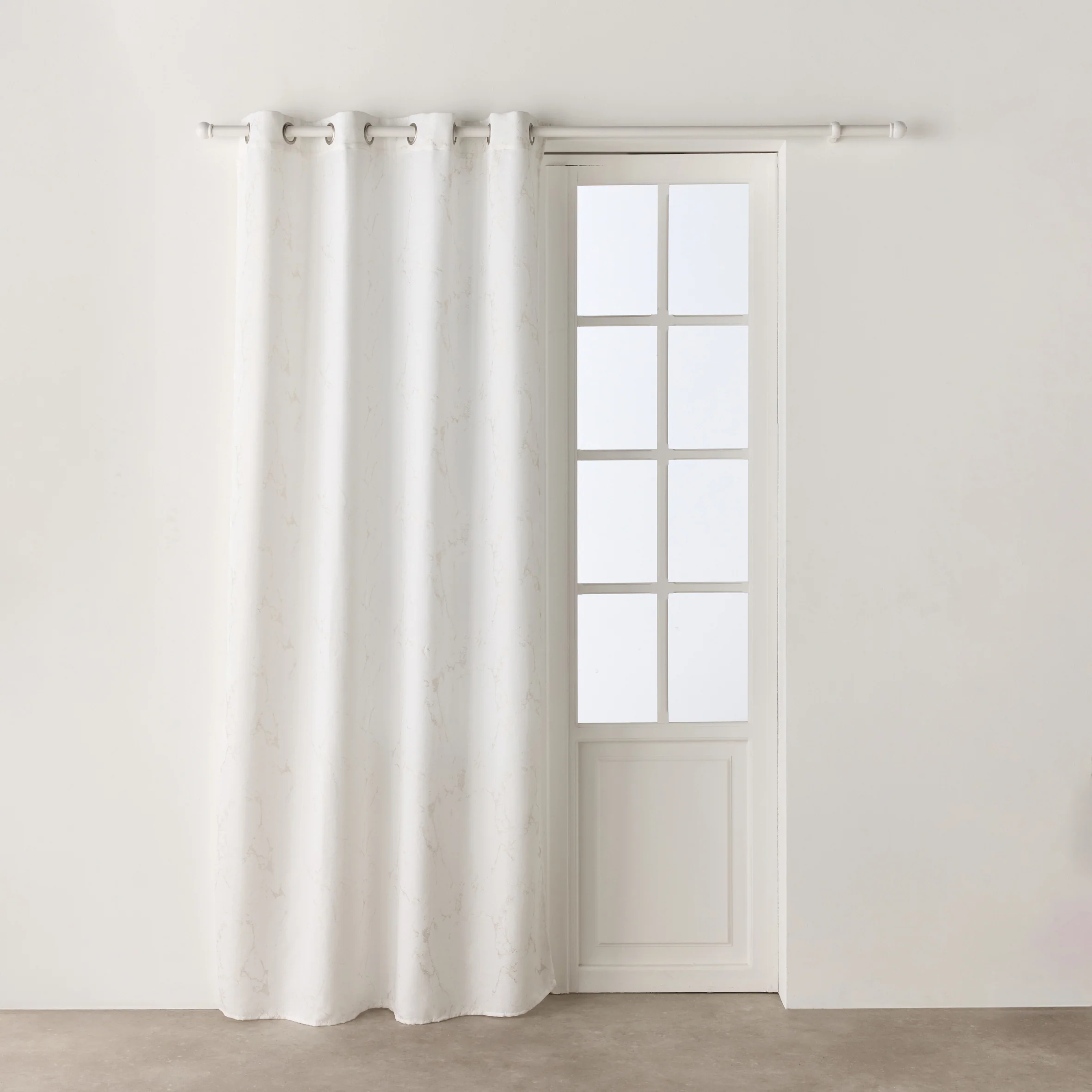 Rideau VERONE coloris blanc 130 x 240 cm