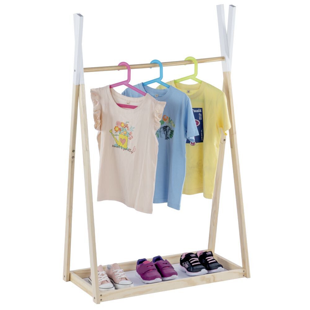 Penderie enfant en bois 78,5x39xH126cm