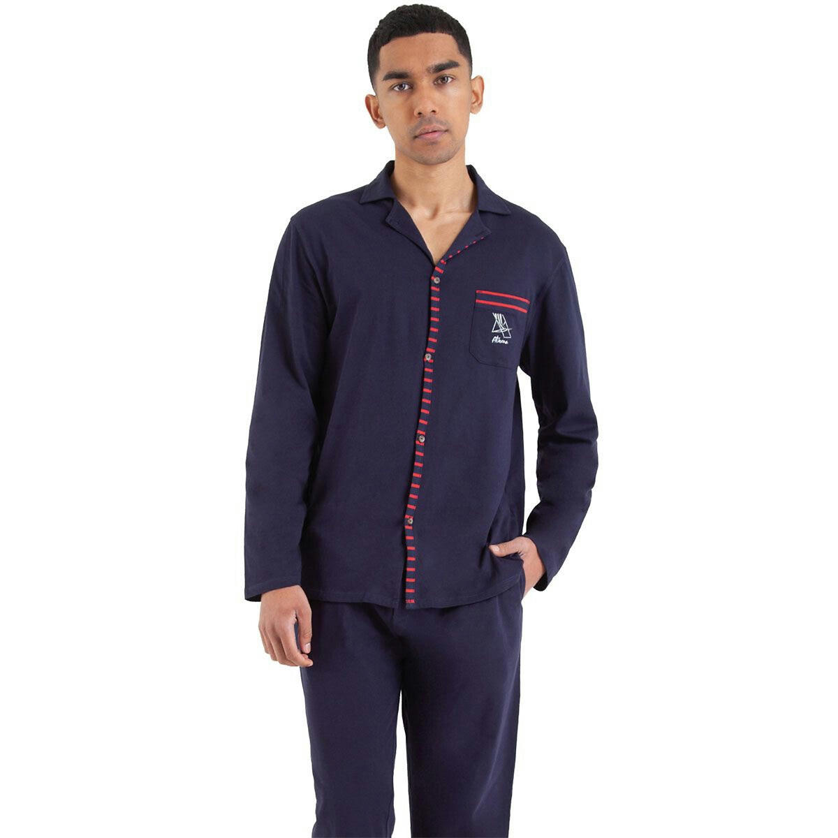 Pyjama long à col