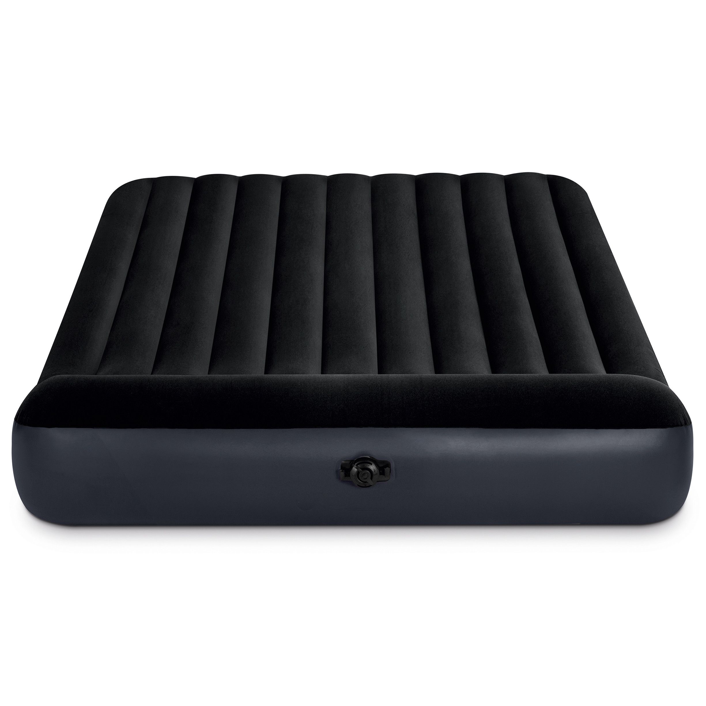 Materac dmuchany dwuosobowy Intex 203x183x25cm   pompka