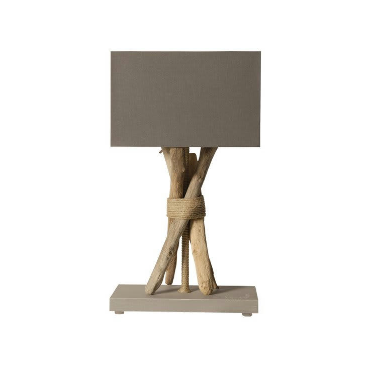 FAGOT - Lampe à poser en bois gris