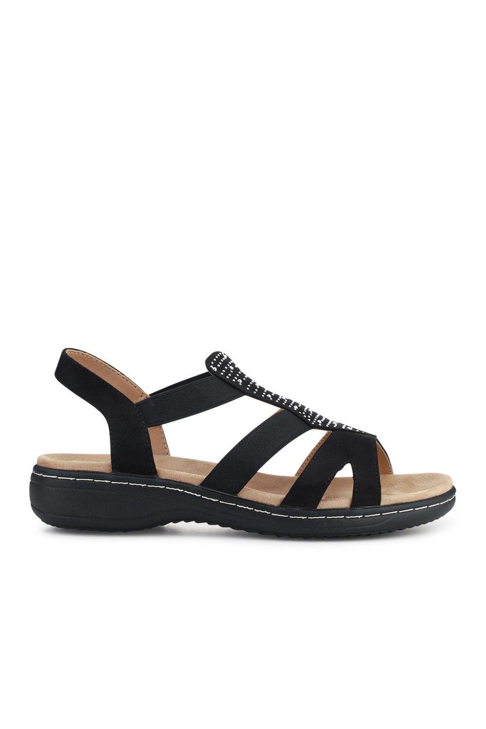 Pavers Wide Fit Elasticated Sandals