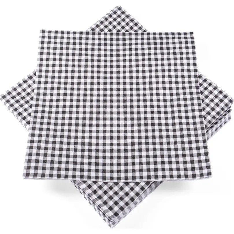 Serviette 20er-Set Vichy