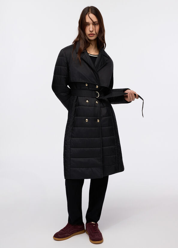 Giacca lunga imbottita