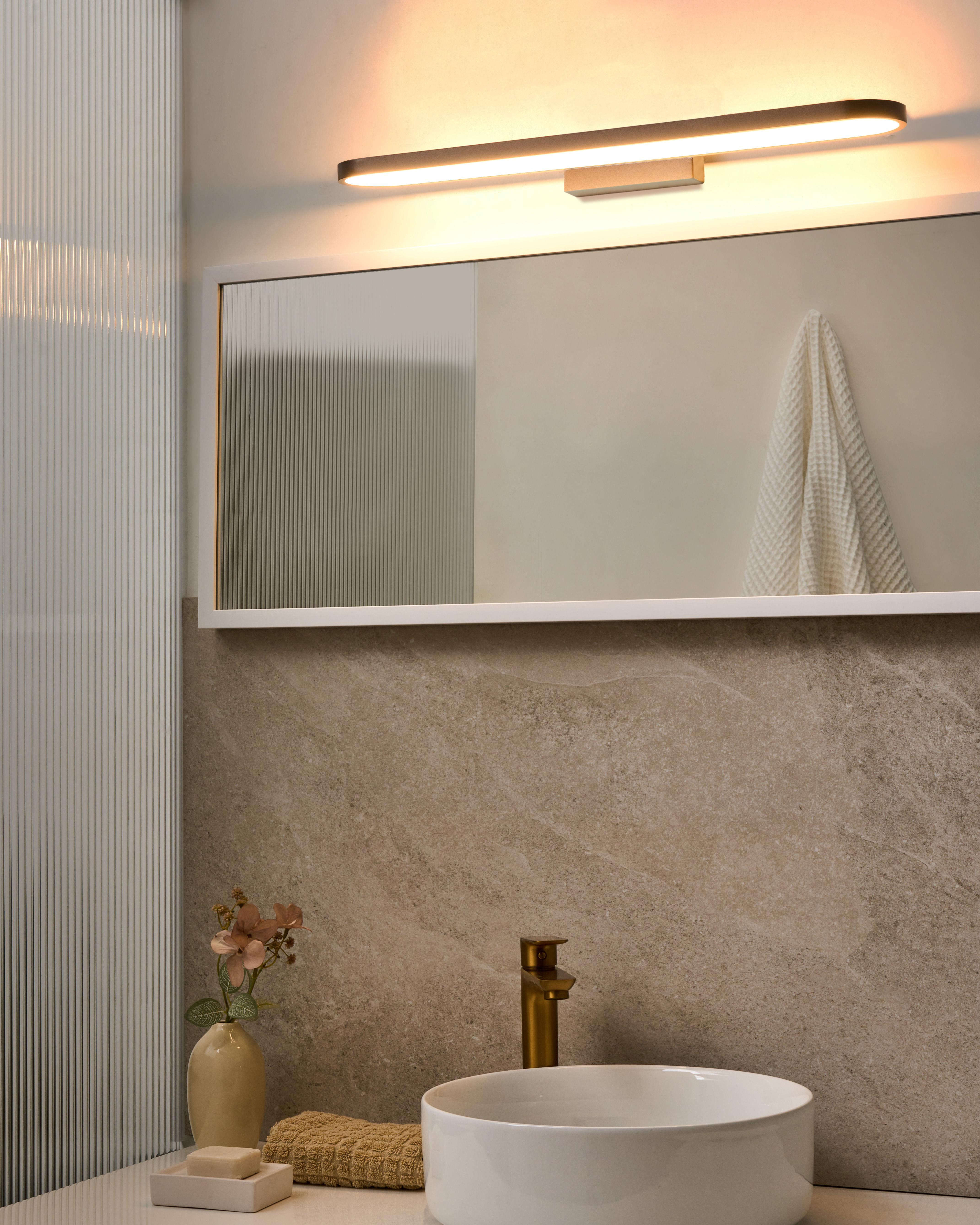 Picture and Mirror LED Light MIDOU Metal Brown
