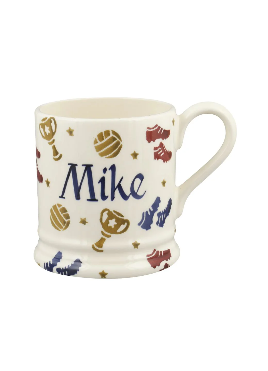 Personalised Football 1/2 Pint Mug