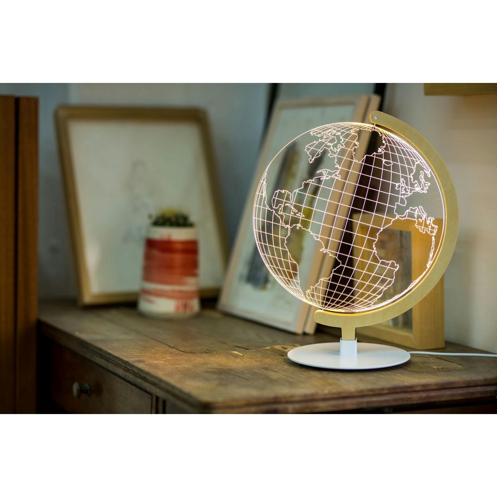 BY BULBING - Lampe LED Verre Transparent 15x22x42 cm