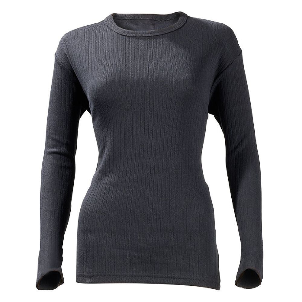 Tshirt thermique noir pour femme Taille S