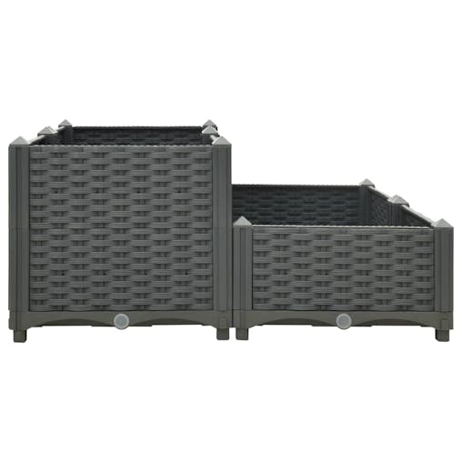 NNEVL Raised Bed 80x80x38 cm Polypropylene