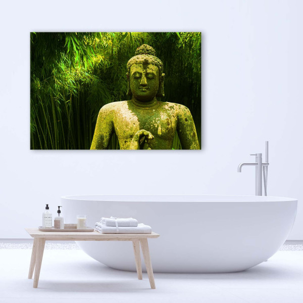 Feeby Obraz na płótnie Budda las bambusowy natura 60x40