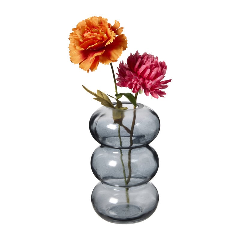 Vaas 3 bollingen - smoked - &Oslash;8.5x13 cm