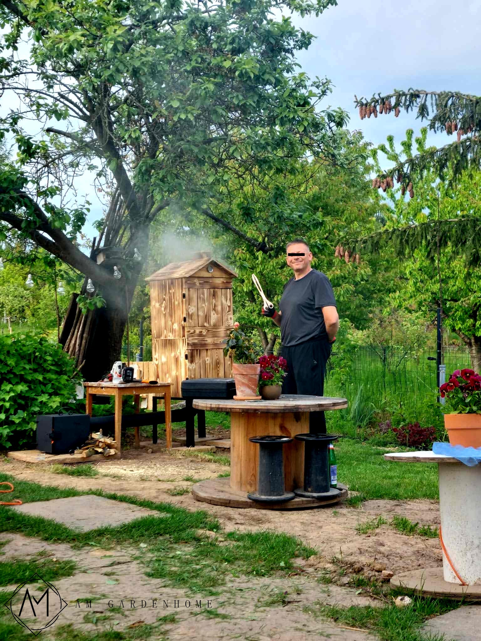 Wędzarnia ogrodowa 2- komorowa Eko (kompletny zestaw). PROMOCJA!